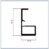003-A003B — Wardrobe sliding-door frames