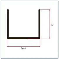 4289 — Aluminium U-channels