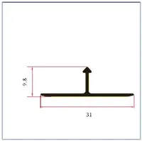 5752 — Aluminium T-sections