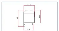 AME112D — Rectangular aluminium tubes