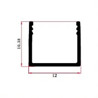 FG6024 — Aluminium U-channels