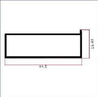 FW-036 — Rectangular aluminium tubes