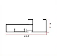 FW-1376C — Sliding-door track profiles