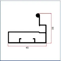 FW-1377B — Wardrobe sliding-door frames