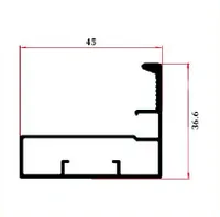 FW-1379L — Wardrobe sliding-door frames
