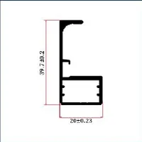 FW-8003B — J/C-shape handle profiles