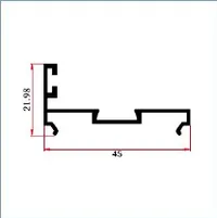 FW2545-15 — G-shape cabinet handles