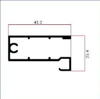 FWIJ04AB — Rectangular aluminium tubes