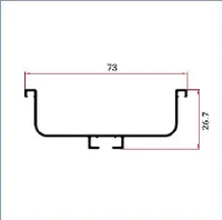 FWL001D — Aluminium U-channels
