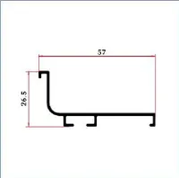 FWL002F — Edge trim profiles