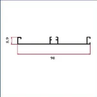 FWS-023 — Sliding-door track profiles