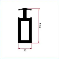 FWS-028Z — Rectangular aluminium tubes