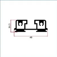 FWS-032 — Sliding-door track profiles