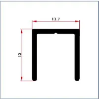 FWS-080A — Aluminium U-channels