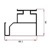 FWS-089 — Wardrobe sliding-door frames