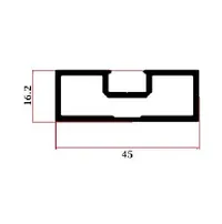FWS-135 — Rectangular aluminium tubes