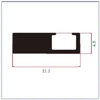 FWS-174 — G-shape cabinet handles