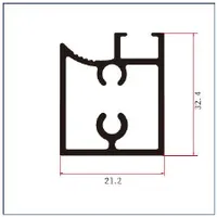 FWS-176 — Wardrobe sliding-door frames