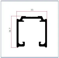FWS-208 — Sliding-door track profiles
