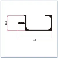 K-1893 — J/C-shape handle profiles