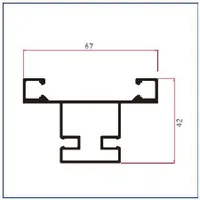 K1625 — Sliding-door track profiles