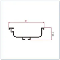 K1859 — Sliding-door track profiles