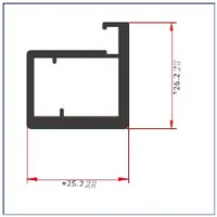 K2080 — Wardrobe sliding-door frames