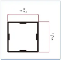 K2231 — Square aluminium tubes