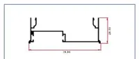 LB-23-0.9 — Sliding track profiles