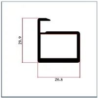 PL-1058 — G-shape cabinet handles