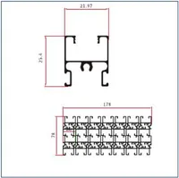 SIB026-0.7-X — Sliding sash sections