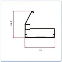 YS-864 — Wardrobe sliding-door frames